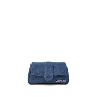 Jacquemus Blue Cotton Handbag