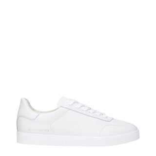 Givenchy White Leather Low Top Sneakers