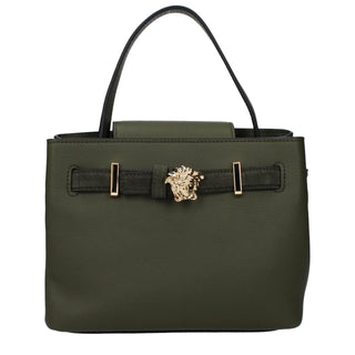 Versace Green Leather Handbag