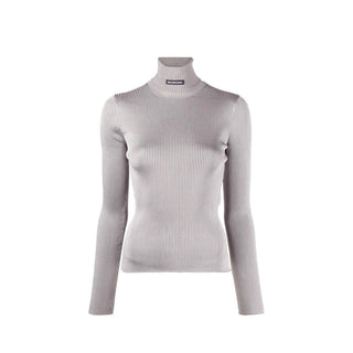 Balenciaga Gray Polyester Turtleneck