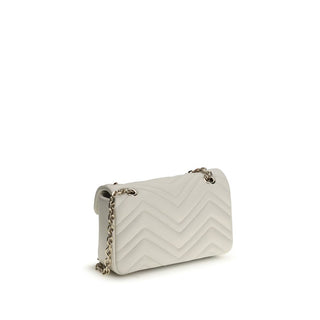 Gucci White Calf Leather Bos Taurus Shoulder Bag