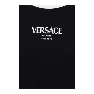 Versace Black Viscose T-Shirt