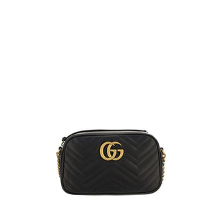 Gucci Black Calf Leather Bos Taurus Shoulder Bag
