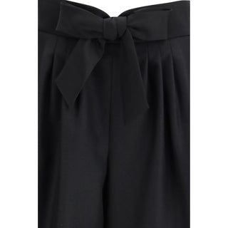 Valentino Black Wool Bermuda Shorts