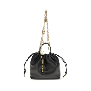 Chloé Black Calf Leather Bos Taurus Shoulder Bag