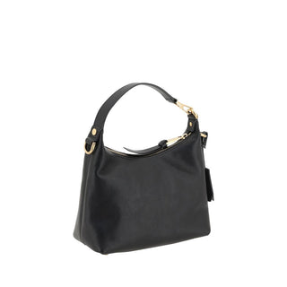 Versace Black Calf Leather Bos Taurus Handbag