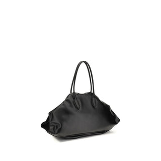 Alexander McQueen Black Calf Leather Bos Taurus Shoulder Bag
