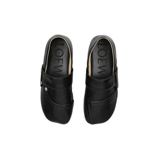 Loewe Black Calfskin Slippers