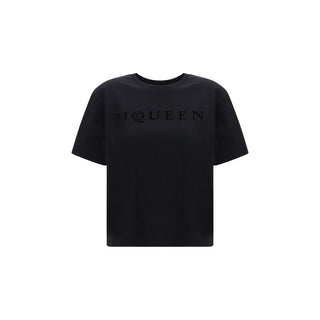 Alexander McQueen Black Cotton T-Shirt