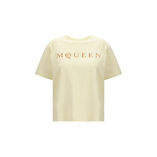 Alexander McQueen Bicolor Cotton T-Shirt
