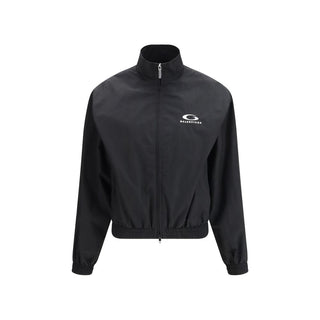 Balenciaga Black Cotton Shell Jacket