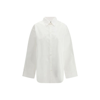 Balenciaga White Cotton Dress Shirt