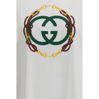 Gucci White Cotton T-Shirt