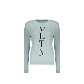 Valentino Blue Angora Sweatshirt