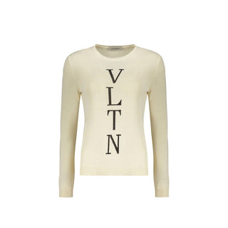 Valentino Beige Cotton Sweatshirt