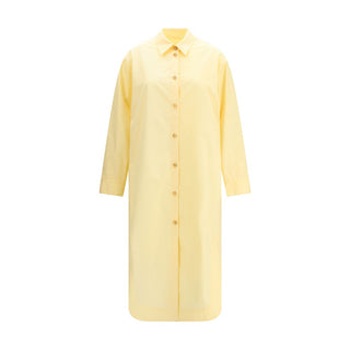 Khaite Bicolor Cotton Casual Dress