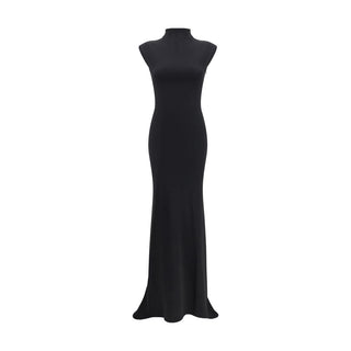Jacquemus Black Viscose Cocktail Dress