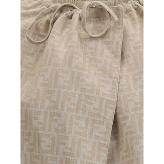 Fendi Beige Cotton Cloacks