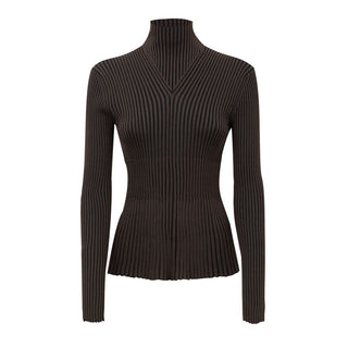 Bottega Veneta Brown Viscose Turtleneck