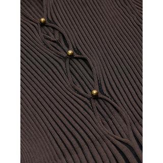 Bottega Veneta Brown Viscose Turtleneck