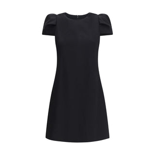 Alexander McQueen Black Wool Casual Dress