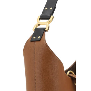 Chloé Brown Calf Leather Bos Taurus Shoulder Bag