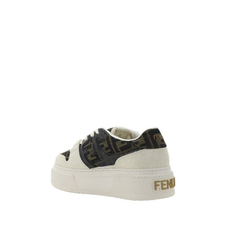 Fendi Brown Rubber Platform Sneakers