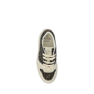 Fendi Brown Rubber Platform Sneakers