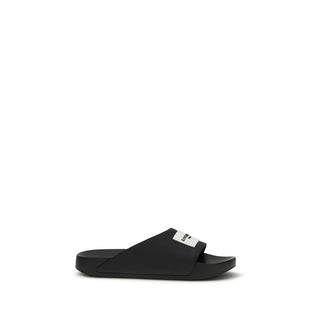 Givenchy Black Rubber Sandals