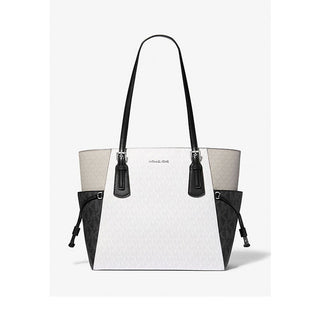 Michael Kors White Canvas Tote Bag