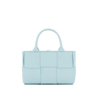 Bottega Veneta Blue Lamb Leather Tote Bag