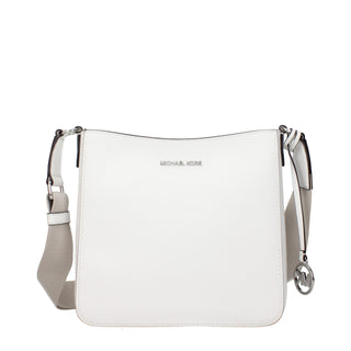 Michael Kors White Leather Shoulder Bag