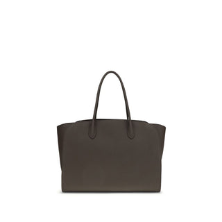 The Row Brown Calf Leather Bos Taurus Shoulder Bag