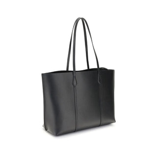 Tory Burch Black Calf Leather Bos Taurus Handbag