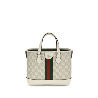 Gucci White Fabric Shoulder Bag