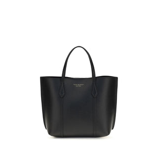 Tory Burch Black Calf Leather Bos Taurus Handbag