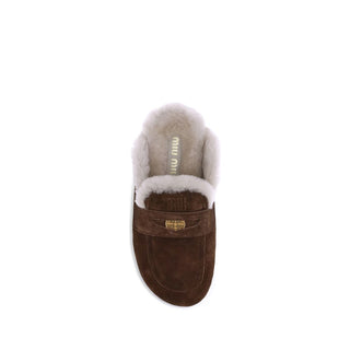 Miu Miu Shearling Mules