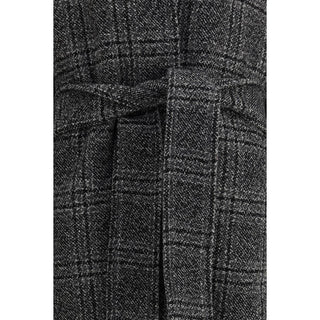 Balenciaga Check long Coat