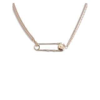 Versace Safety pin Necklace