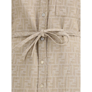 Fendi Chambray Dress