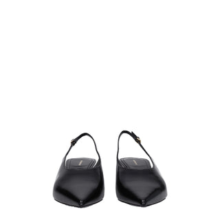 Givenchy Black Leather Mid Heel Pumps
