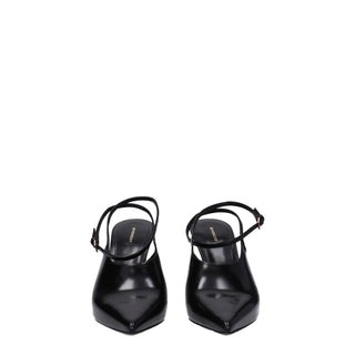 Givenchy Black Leather High Heel Pumps