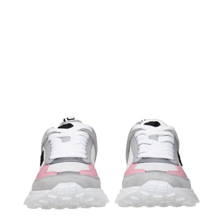Versace White Fabric Sneakers