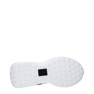 Versace White Fabric Sneakers