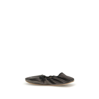 The Row Rounded Ballerinas