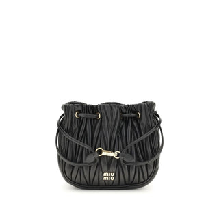 Miu Miu Matelassé nappa leather Pouch