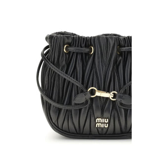 Miu Miu Matelassé nappa leather Pouch