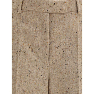 Valentino Palazzo Trousers in Bottonato Natté