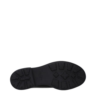 Prada Black Leather Oxfords And Derbies