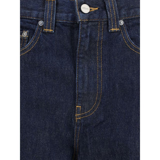 Khaite Bonnie high-waisted wide-leg jeans